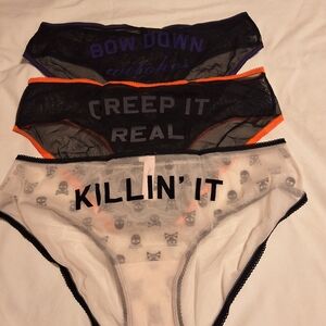 Victoria's Secret Sheer Mesh Hiphugger Panties- Size XL- RARE